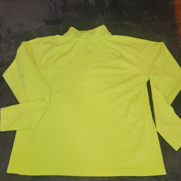 Reebok Running Performance Women’s Active Wear 1/2 Zip Pullover Neon Green XXL - Picture 8 of 8